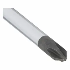 Phillips screwdriver with #1 tip size and cushion grip for driving and removing Phillips-head screws. Not ESD safe and not tether capable. Suitable for general assembly, maintenance, and repair tasks.