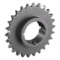 TSUBAKI Sprocket: For 60 Chain, 26 Teeth, 6.222 in Pitch Dia, 6.627 in Outside Dia, Steel (MPN 60BTL26)