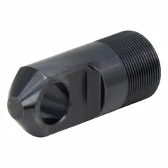 Collar and base attachment for 4-ton capacity hydraulic cylinders. Overall length of 1.12 inches. Provides a pivot point for angular movement in lifting and pressing applications.
