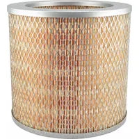 Round-oval engine air filter with axial seal. Inside diameter 7/16 in. Used on International buses to filter intake air for engine protection