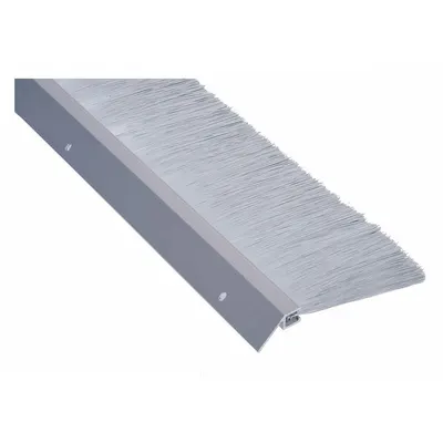 NATIONAL GUARD Metal Leaf Weatherstripping with Nylon Brush Insert