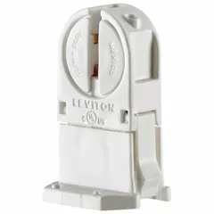This lampholder accepts G5 bi-pin lamps and features a tall profile design. Rated for 120 watts at 600 volts AC. Suitable for use in lighting fixtures requiring a compact socket for miniature bi-pin lamps.