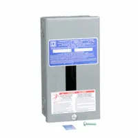 This 70 A, 120/240V AC, 1-phase main lug load center provides 2 spaces for branch circuit breakers in subpanel applications. It supports up to 2 tandem breakers and includes a surface-mount enclosure cover for exposed installations