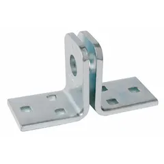 Steel locking hasp supplied as a 2-pack. Each hasp measures 1-1/2 in height, 3-15/16 in length, and 1-3/4 in width. Used with padlocks to secure doors, cabinets, gates, and lockout/tagout points in industrial settings.