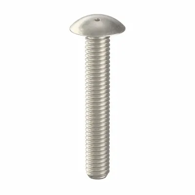 TAMPER-PRUF-SCREW Tamper Resistant Screw: 5/16"-18 Thread Size, 2 in Lg, Stainless Steel - Truss Head Tamper-Resistant Machine Screws
