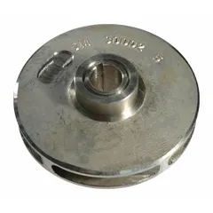 Replacement impeller for Dayton straight centrifugal pumps. Designed for fluid transfer in water circulation, irrigation, and process systems. Compatible with pump models 5ULP2 and 5ULP3.