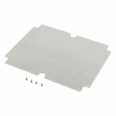 HAMMOND Inner Panel: Back Panel Panel, 11.2 in Overall Ht, 8.86 in Overall Wd, Steel - Interior Mounting Panels