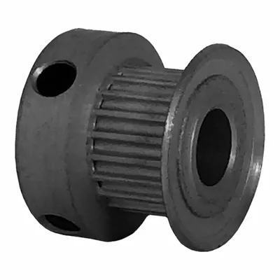 Dayton Timing Pulley: Modified Curvilinear, Fixed, For GT Timing Belt Section - GT Section Fixed-Bore Timing Pulleys with Hub