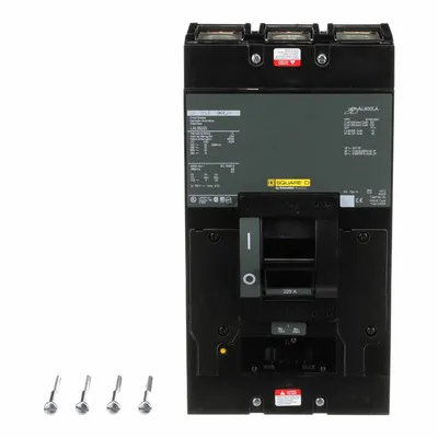 SQUARE D Molded Case Circuit Breaker: 225 A Amps, 42kA at 240V AC, Adj, Lug, ABC - LA-, LH-, Q4-Frame Square D Molded Case Circuit Breakers