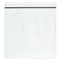 Single-zip reclosable poly bag, 8 inches wide by 8 inches long, 4 mil thickness. Flat pack of 1000 bags without hang hole. Suitable for packaging, storing, and organizing small parts, hardware, or components in industrial and warehouse settings