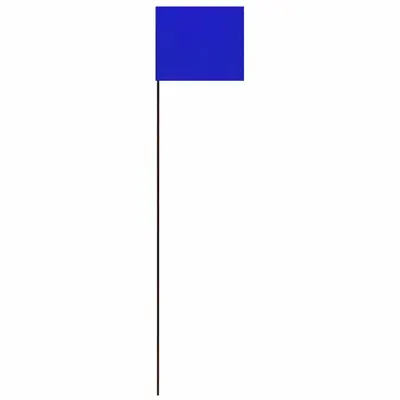 HY-KO PRODUCTS Plain Marking Flags with Wire Staff