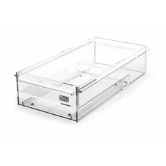 This 25 L bath vessel is designed for use as a container in temperature-controlled liquid baths. It is commonly employed in laboratory and industrial settings for heating or cooling samples, often paired with a circulator for precise thermal management.