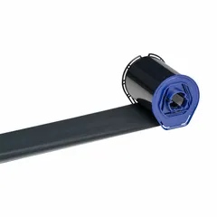 Black resin ribbon in the R6600 series, 3 17/64 in x 984 ft, designed for the i7500 printer series. Smear-resistant and RoHS Compliant to 2015/863. Used for printing durable labels in industrial environments requiring long-lasting identification.