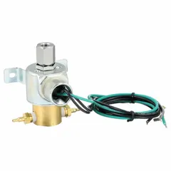 3-way air switching valve with brass body, 24V AC, 50/60 Hz operation. Maximum operating pressure 30 psi. Connections: 1/8 in Female NPT. Used in pneumatic control systems to direct or divert airflow for actuating dampers, valves, or other pneumatic devices.