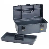 PLANO MOLDING Tool Box: 20 1/4 in W 11 in D 9 in H, Plastic, Gray, Padlock, 1 Compartments (MPN 651-010)