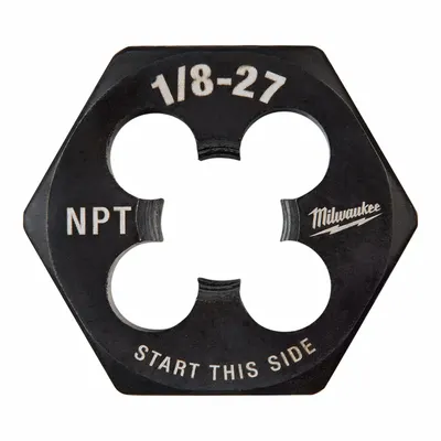 MILWAUKEE 49-57-5389 Hex Pipe Rethreading Die - Hex Pipe Rethreading Dies