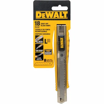 STANLEY 18mm Snap-Off Knife DWHT10038 - 18mm Blade Snap-Off Knives
