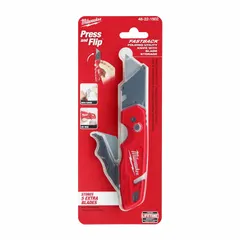 Manually opening multi-tool utility knife with bi-metal blade and metal construction. Includes one blade. Suitable for cutting drywall, carpet, cardboard, and strapping in construction and general contracting work.
