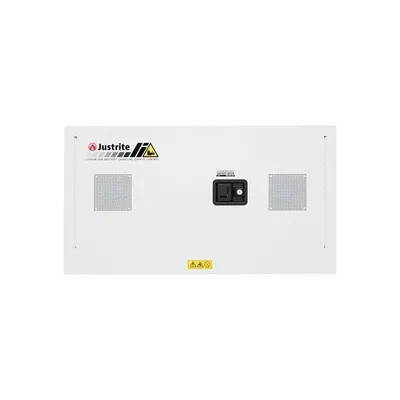JUSTRITE 231703 Countertop Safety Cabinet with Charging Outlets - Countertop Safety Cabinets with Charging Outlets