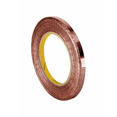 3M 1181 Copper Foil Electrical Tape, 3/4 in x 6 yd, 2.6 mil, 600 V - General Purpose Foil Electrical Tape