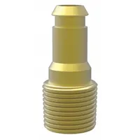 PIAB Vacuum Pad Adapter: For 20 mm to 30 mm Pad Size, 6 mm Port Size, 1/4 in Thread Size, Value Line (MPN Fitting D=6, G1/4 - G1/8)