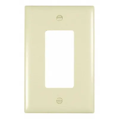 LEGRAND TPJ26I Nylon Wall Plate, 1-Gang Jumbo, Brown - General Purpose Wall Plates