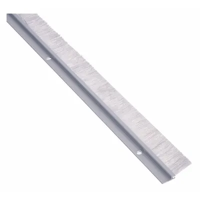 NATIONAL GUARD OV633A-36" Metal Leaf Weatherstripping with Nylon Brush Insert
