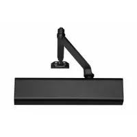 ASSA ABLOY ACCENTRA Door Closer: Parallel/Std/Top Frame Mounting Type, Grade 1 - Heavy Duty, Black (MPN 2701 x BSP)