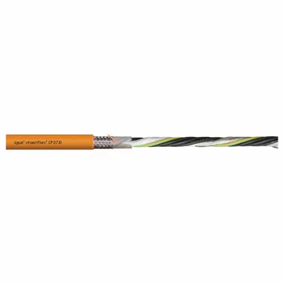 CHAINFLEX Servo Motor Cable: (4) 8 AWG (10.0)/(2) Shielded Twisted Pr 16 AWG (1.5) - Servo VFD Power Cables