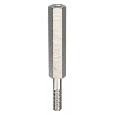 OEM Aluminum Male x Female Standoff, Hex, Plain, 2 in Lg, 5/16 in Hex Wd, 10 PK - Aluminum Male x Female Standoffs