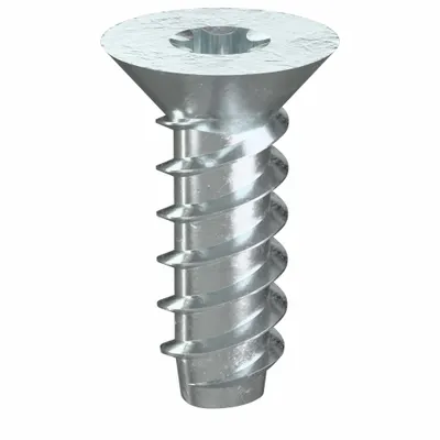 TAMPER-PRUF SCREW Sheet Metal Screw: #8 Size, 1/2 in Lg, Steel, Zinc-Plated, Torx Plus, Flat - Flat Head Sheet Metal Screws