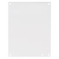 WIEGMANN Interior Panel: Back Panel Panel, 9 in Overall Ht, 7 in Overall Wd, Steel, Powder Coated (MPN P1008)