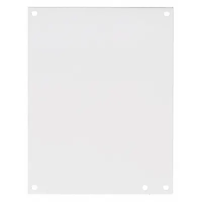 WIEGMANN Interior Panel: Back Panel Panel, 9 in Overall Ht, 7 in Overall Wd, Steel - Interior Mounting Panels