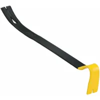 Flat Pry Bar: Claw End, 21 in Overall Lg, 1 3/4 in Bar Wd, 1 3/4 in End Wd, T No, 3 Nail Slots, ASME (MPN 55-526)