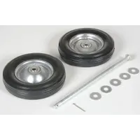 This wheel kit includes an 8-inch wheel designed as a replacement part for Vestil equipment. It is intended for use with the Vestil SJ-35-EF model. Commonly used in warehouses and industrial facilities to restore mobility and support on compatible material handling equipment