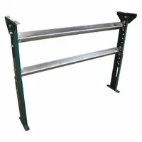 APPROVED VENDOR Conveyor Support Stand: For 16 in Between Frame Wd, 19 1/2 in Min. Ht, Steel