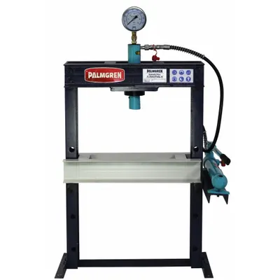 PALMGREN 9661617 Manual H-Frame Hydraulic Press, 5 Ton - Manual H-Frame Hydraulic Presses