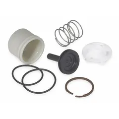 Plastic actuator assembly for use with SLOAN Optima® series flush valves. Serves as a replacement handle and push-button part to restore flushing operation in commercial restrooms and other high-traffic facilities.