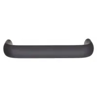 This load-rated standard U pull handle is constructed from aluminum with a black finish. It features a 5.05 in mounting hole center-to-center distance and M6 threaded holes for secure installation. Suitable for use on industrial enclosures, machinery doors, and access panels where a durable, ergonomic grip is required