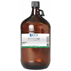 Liquid pH buffer solution, color-coded yellow for pH 7.00. Lab grade with a pH range of 6.99 to 7.01. Supplied in a 4 L glass bottle. Used for calibration and verification of pH meters and analytical instruments in laboratory settings.