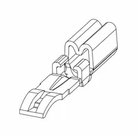 ANDERSON POWER PRODUCTS Connector Contact: PP15/45, 14 to 10 AWG, Silver, 1830G2-LPBK