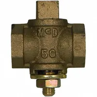 A.Y. MCDONALD Gas plug valve: 2 in Pipe Size, FNPT x FNPT, Brass, For Media LP Gas/Natural Gas (MPN 10596 2")