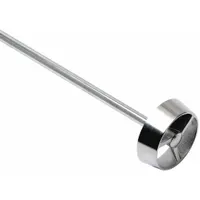 Propeller-type overhead stirrer impeller with a 1/4-inch shaft diameter and 15 3/4-inch shaft length. Designed for laboratory mixing applications to agitate liquids in beakers, flasks, or tanks