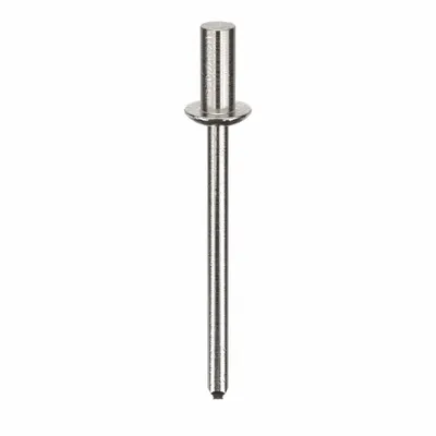 OEM APPROVED VENDOR Domed-Head Blind Rivet, 1/8" dia, 1 35/86" L, PK500 - Domed-Head Blind Rivets