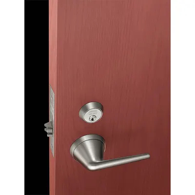 CORBIN RUSSWIN Door Lockset: Office Lever Locksets, Stainless Steel