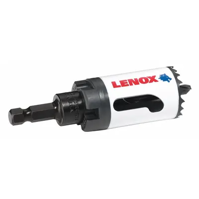 LENOX 1 1/4 in Bi-Metal Hole Saw with Attached Arbor - Multi-Material-Cutting Hole Saws with Attached Arbor
