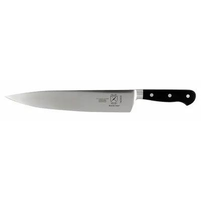 MERCER CUTLERY Renaissance Chef's Knife, 10 in, Forged Steel Blade, Black Handle - Chef's Knives