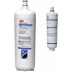 This quick-connect water filter uses activated carbon media to reduce scale inhibition. It has a flow rate of 3.3 gpm, a total capacity of 35,000 gallons, and an overall height of 18 1/4 inches. Suitable for point-of-use applications in commercial or residential water systems.