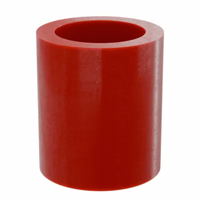 BUNTING BEARINGS J-4200 Red PTFE Sleeve Bearing, 5/8 in Bore, 7/8 in OD, 1 in Lg - General Purpose Plastic Sleeve Bearings
