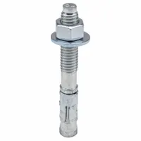 RED HEAD Sleeve Anchor: 3 in Overall Lg, 3/8 in Dia, 5/16"-18 Thread Size, Steel, Zinc Plated, 50 PK (MPN HN-3830)